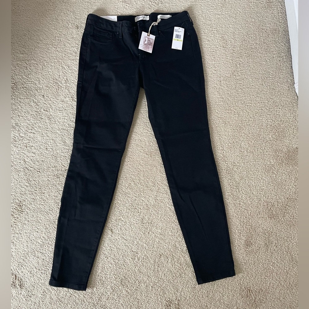 NWT Jessica Simpson Black Kiss Me Skinny Stretch Jeans 30